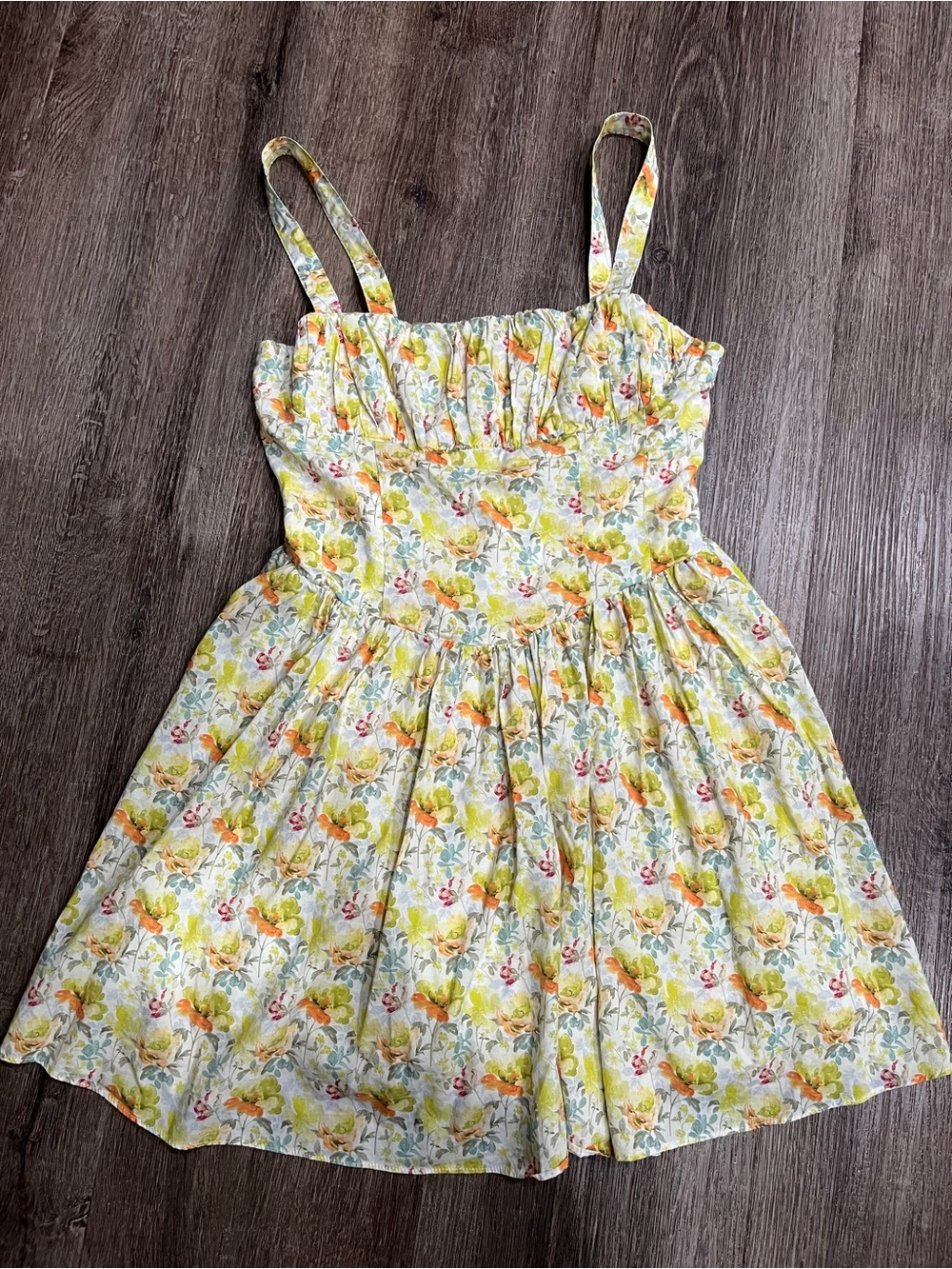 Astr the Label Floral Milkmaid Mini Dress
